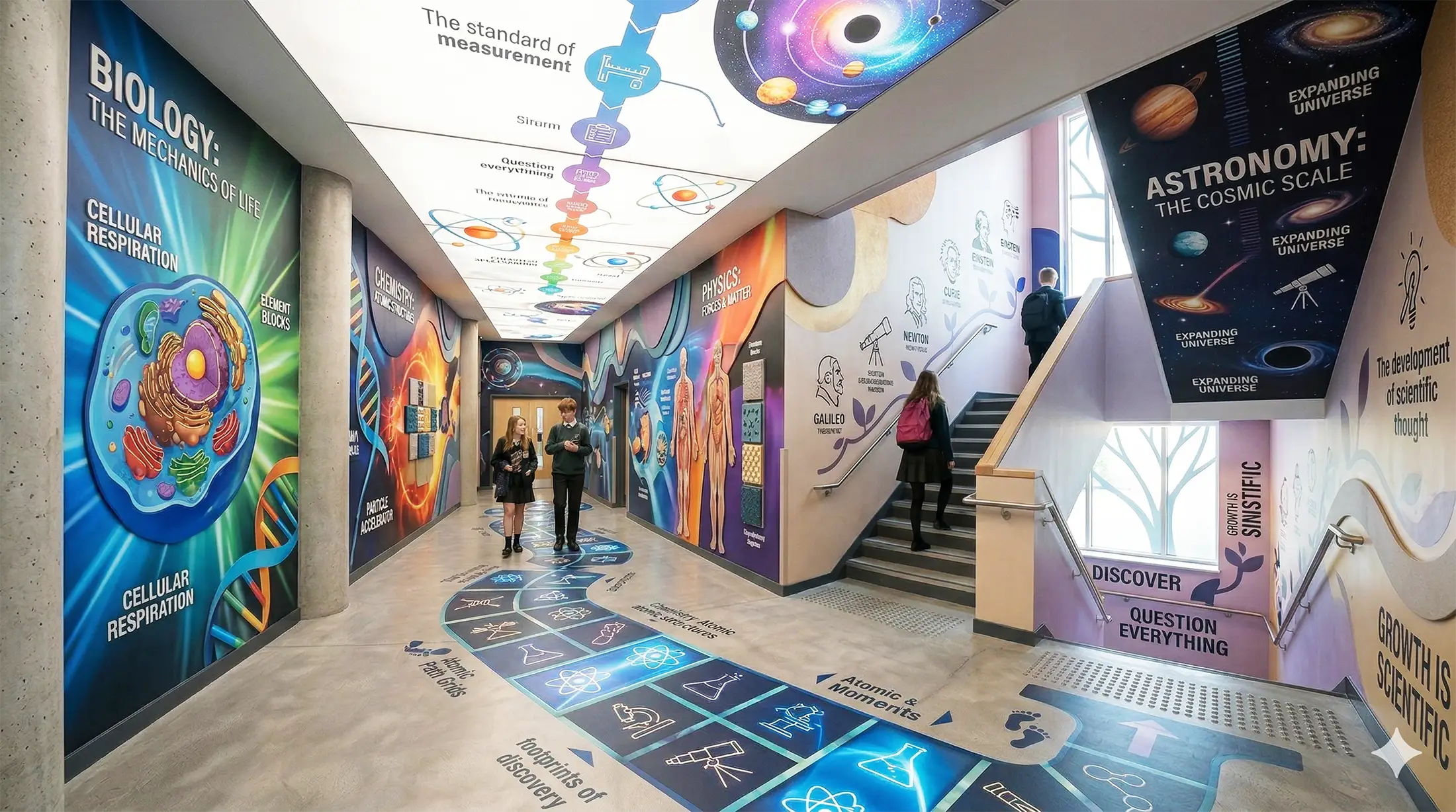 Science Curriculum Wall Art | School Laboratory Graphics